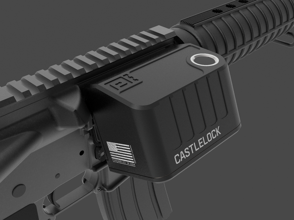 Castlelock™ AR-15 (MIL-SPEC) Biometric Chamber Lock Model