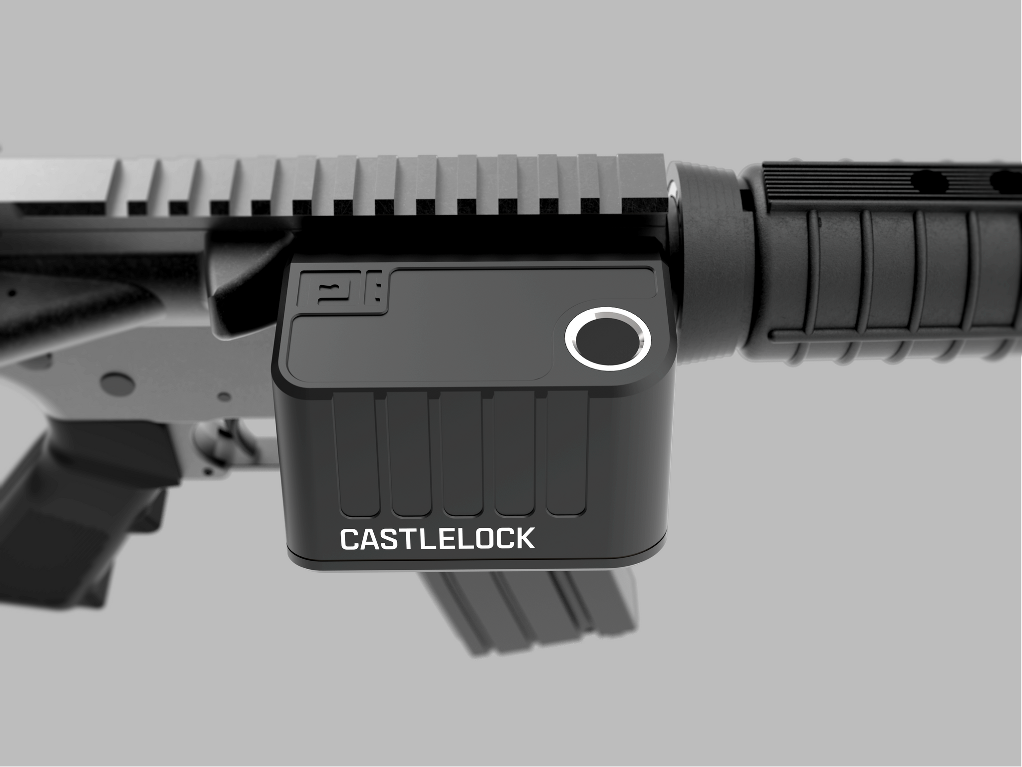 Chamb Lock Castlelock™ AR-15 (MIL-SPEC) Biometric Chamber Lock Model